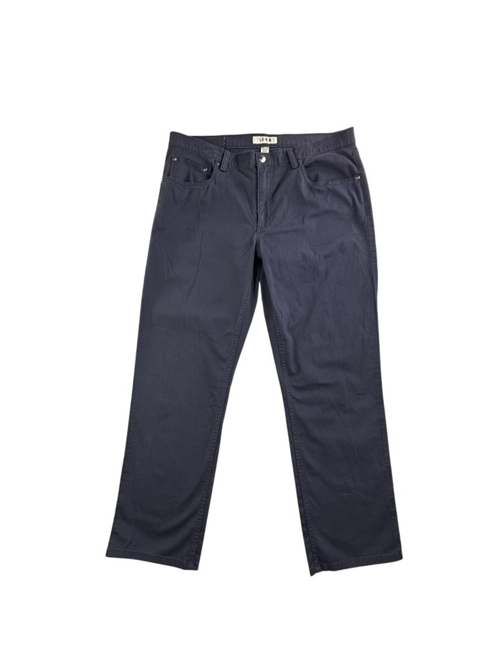ROWM Pants Mens 36x30 Blue Total Eclipse Stretch Chino 5 Pocket Denim Casual